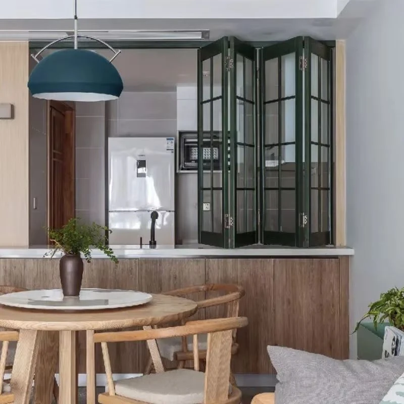 Opklappe glêzen ruten foar balkon